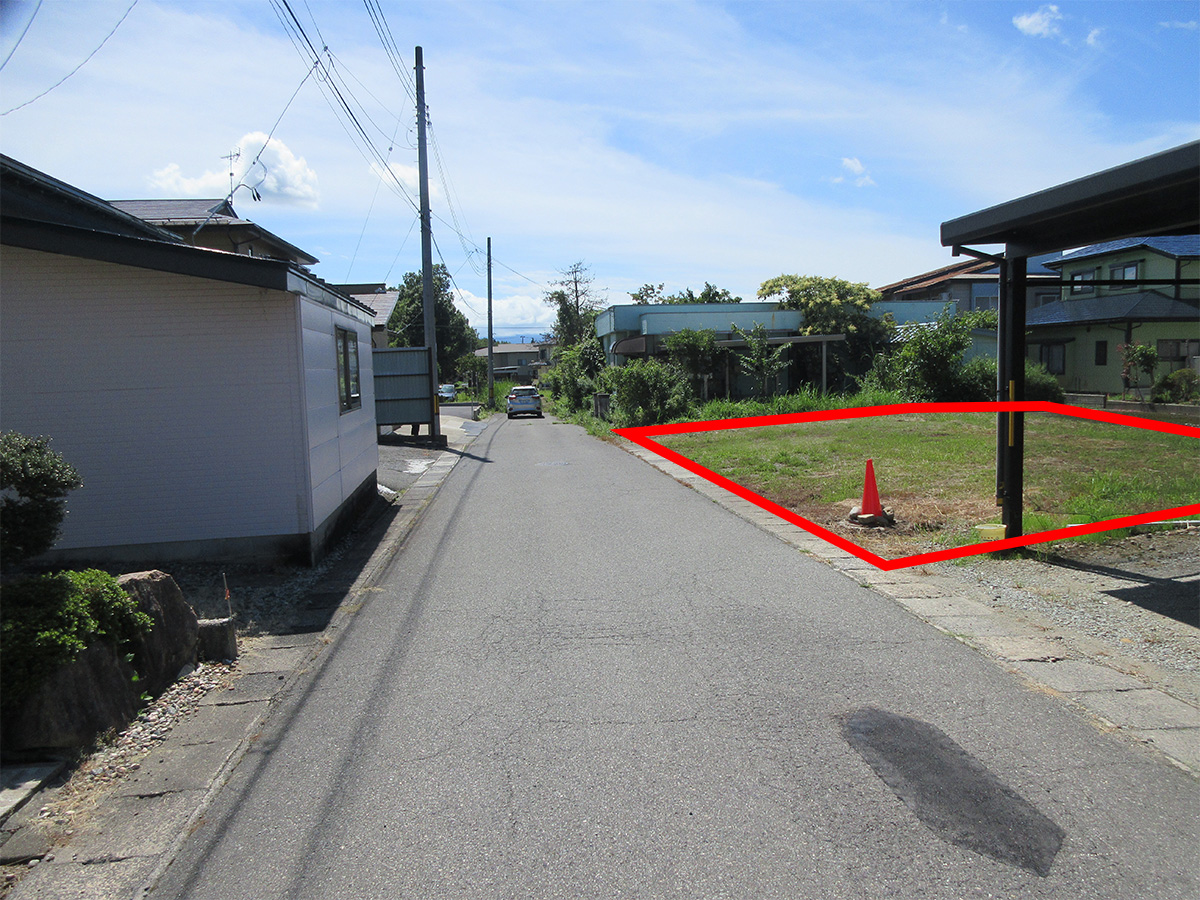 長井市今泉 売地